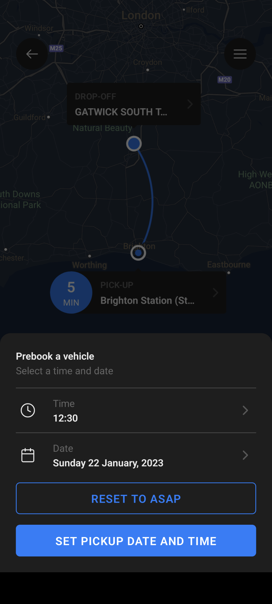 Brighton Taxis App